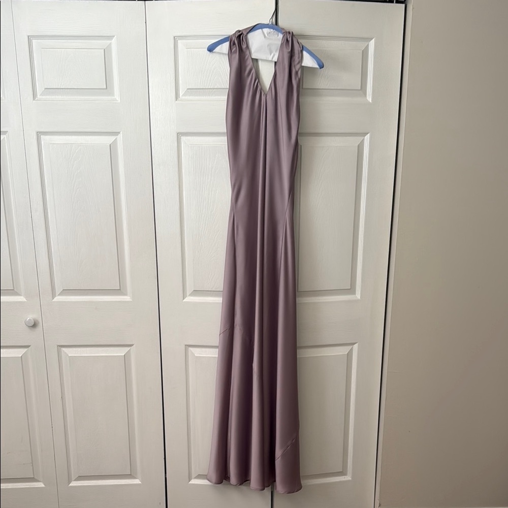 Show Me Your MuMu Purple Halter Maxi Dress